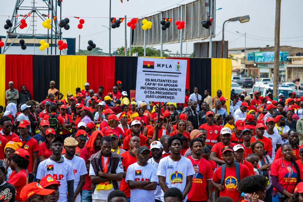 Marcha do MPLA no Sambizanga Reforça Apoio a João Lourenço em Meio à Disputa Interna